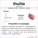 vertus des perles en pierre de thulite