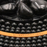 Petites perles Onyx Noir 4 mm, Qualité AAA