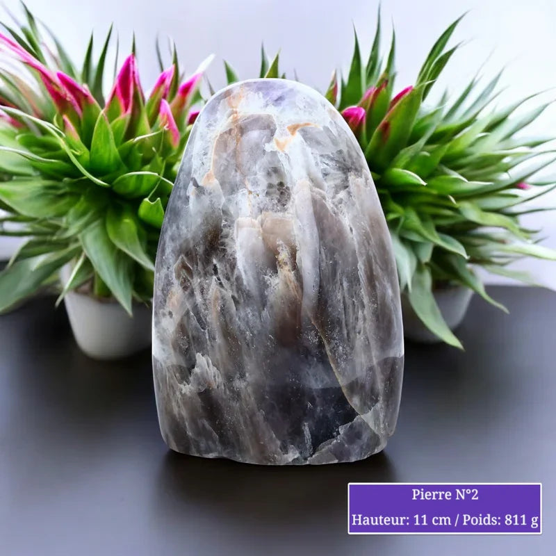 Améthyste Chevron Naturelle Forme Libre Polie minéraux