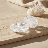 Pierre de Pouce Anti-Stress en Cristal de Roche, 36 x 28 mm