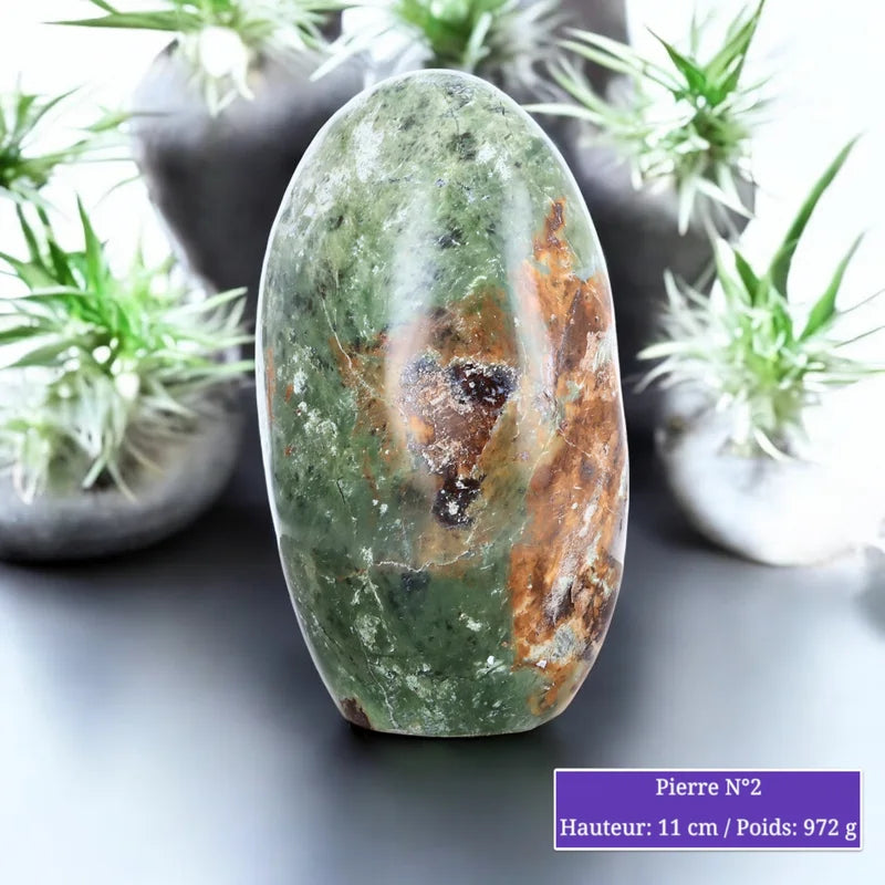 Pierre en Chrysoprase - Forme libre minéraux