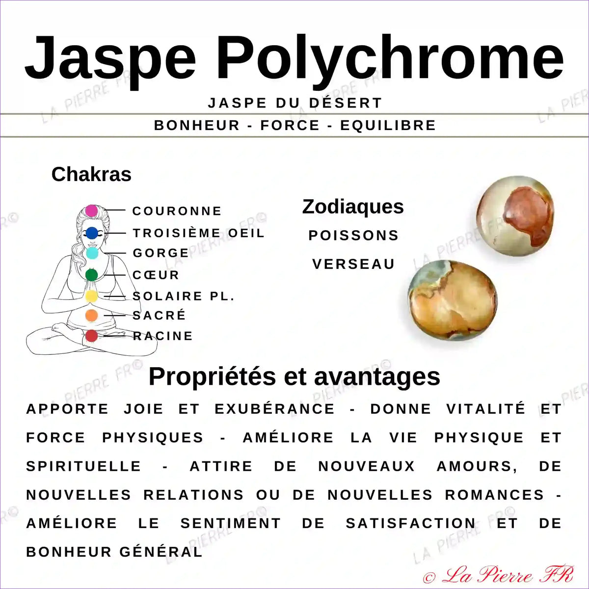 Pierre en Jaspe Impérial à Poser de Forme Flamme Toute Polie minéraux