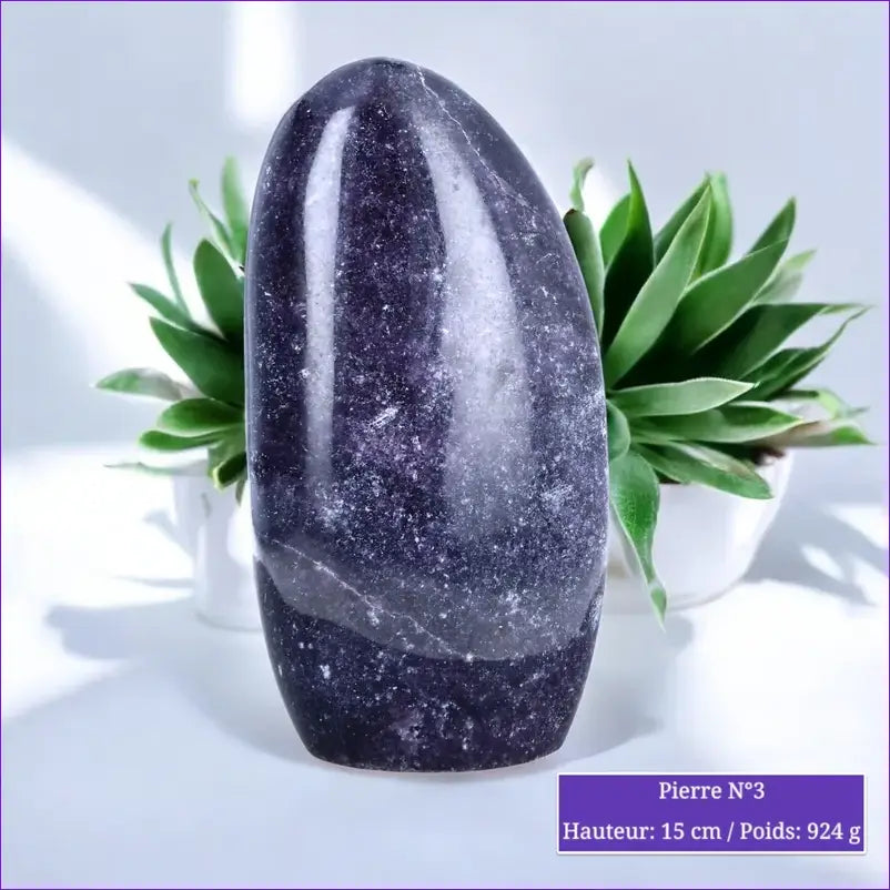 Pierre en Lépidolite violette - Forme libre minéraux