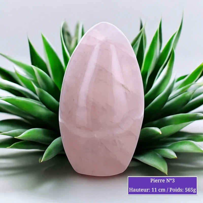 Pierre en Quartz Rose - Forme libre