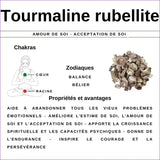 Pierre en Tourmaline Rubellite - Forme libre minéraux