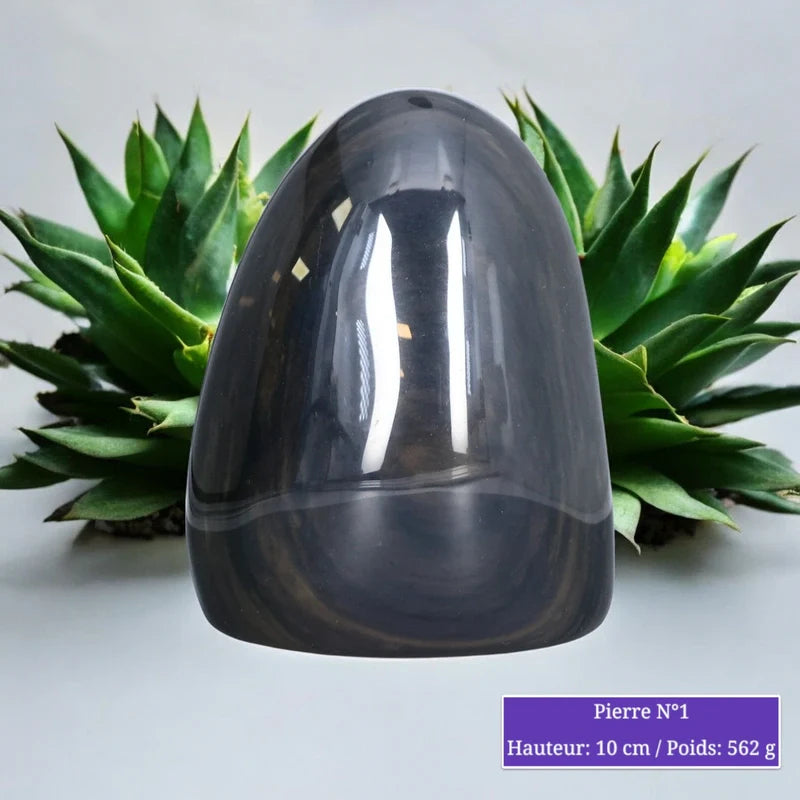 Pierre en Obsidienne Oeil Céleste - Forme libre minéraux