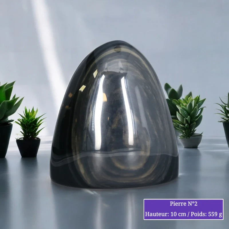 Pierre en Obsidienne Oeil Céleste - Forme libre minéraux