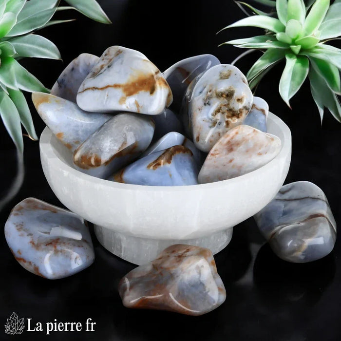 Calcédoine bleue