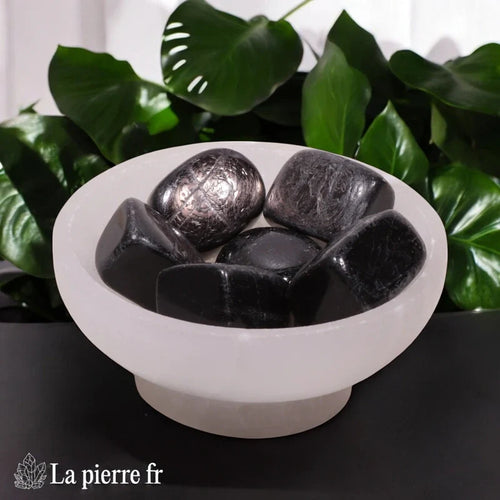 Pierre Roulée Hypersthène du Brésil — Lot de 2 (2-3cm) Protection & Lucidité