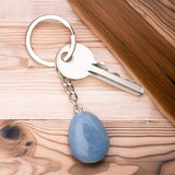 Porte-clés Aventurine Bleue – Calme & Clarté