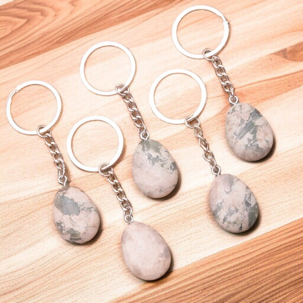 Porte-clés en pierre naturelle Jade de Hetian de Chine – lithothérapie