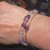 Bracelet pierre Fluorine