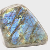 Labradorite de Madagascar 1,518Kg | Bloc de pierre naturelle à poser de forme libre toute polie | Minéraux | Lithothérapie