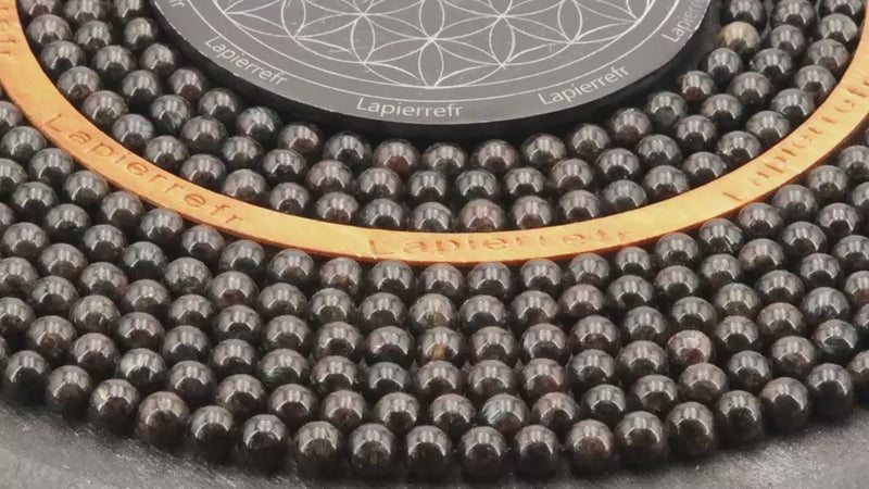 Perles Astrophyllite en pierre naturelle ronde 6mm, 8mm,10mm - Qualité AA+ pour la création de bijoux et lithothérapie