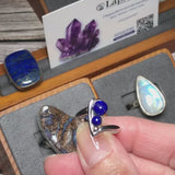 Bague Lapis-lazuli Double Argent (Duo Céleste)