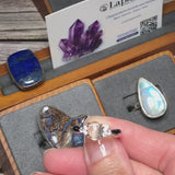 Bague en Quartz rose (Lyséa Vintage) — Argent 925 rhodié