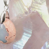 Pendentif Opale Bleue du Mexique (Cascade)