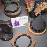 Bracelet Homme Hématite & Oeil de Tigre 8mm