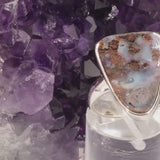 Bague Opale Boulder d'Australie en argent (Aurore)