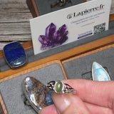 Bague Jade Vert en argent rhodié (Volupté)