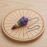 Pendule Chakra Facetté en Pierre Naturelle