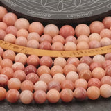 Perles Aventurine Orange en pierre naturelle ronde 4/6/8/10 mm de Qualité AAA, pour la création de bijoux et lithothérapie