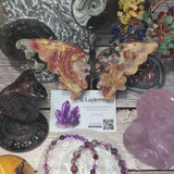 Bracelet Auralite “Élévation et Sérénité” en perles de pierre violette sur mesure