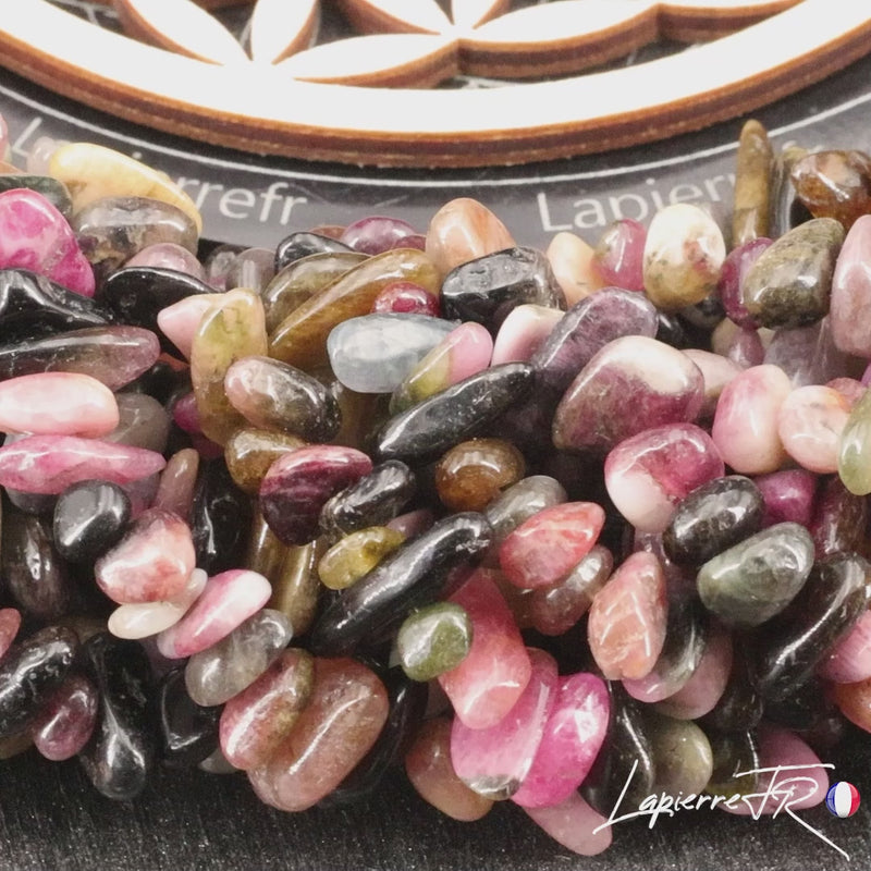 perle de pierre en tourmaline