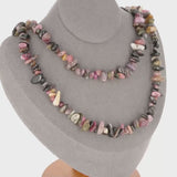 Joyeux Collier Tourmaline Multicolore (Arc-en-Ciel de Joie) avec pierres baroques, La Pierre Fr.