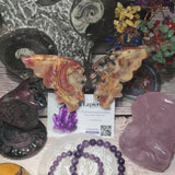 Bracelet Lépidolite “Paix et Apaisement” en perles de pierre naturelle ronde sur mesure