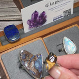 Bague Œil de Tigre en Argent rhodié (Énigmatique)