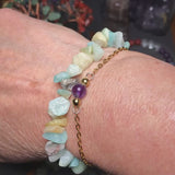 Bracelet pierre Amazonite