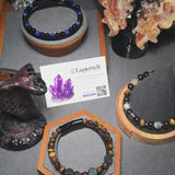 Bracelet homme en cuir marron en pierre Oeil de Tigre & Arbre de Vie
