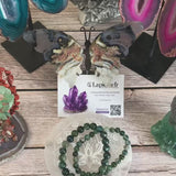 Bracelet Agate Mousse “Équilibre et Sérénité” en perles de pierre verte sur mesure