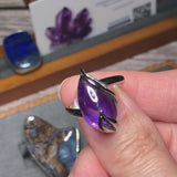 Bague Améthyste en argent rhodié (Estivale)