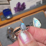 Bague Labradorite (Prisme Étoilé)