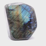 Labradorite 1,076Kg de Madagascar | Bloc de pierre naturelle à poser de forme libre toute polie | Minéraux | Lithothérapie