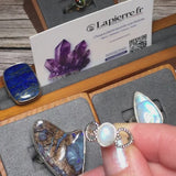 Bague en Pierre de Lune (Cœur Astral)