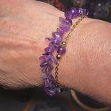 Bracelet pierre d'Améthyste