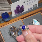 Bague en Lapis-lazuli véritable (Cœur d'Azur)