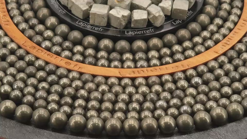 Perle pierre naturelle pyrite ronde en 4/6/8/10mm pour la création de bijoux et lithothérapie - La Pierre Fr