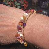 Bracelet en pierre Jaspe Mokaite