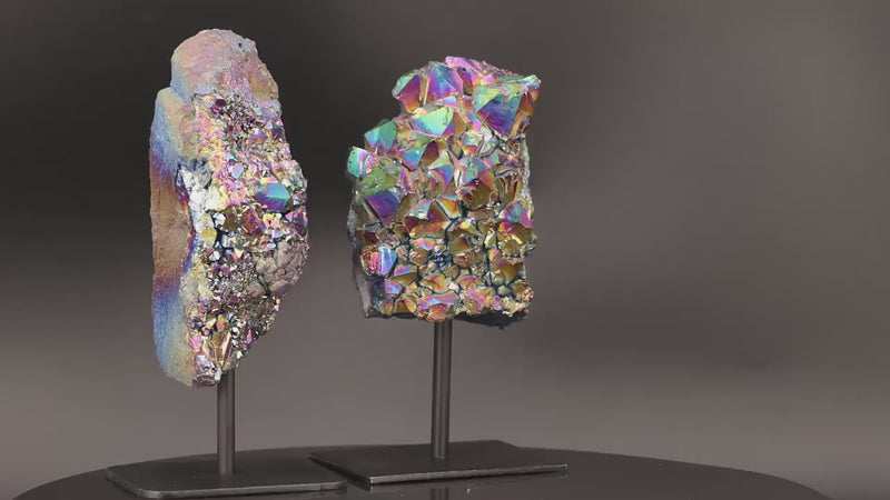 Aqua aura | Géode d'Améthyste sur pied | LaPierreFR, boutique de pierres - minéraux - cristaux en France