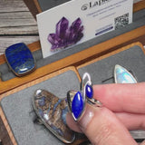 Bague Lapis Lazuli en argent rhodié (Luxuria)
