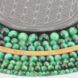 perle pierre naturelle oeil de tigre vert ronde en 4mm 6mm 8mm 10mm - La Pierre Fr
