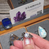 Bague Pierre de Lune en Argent (Solaria)