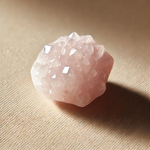 Quartz rose, symbole d'amour et de guérison