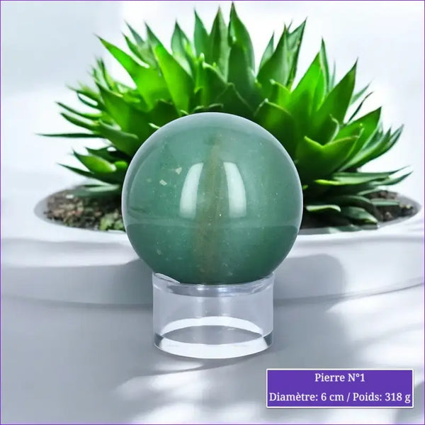 Sphère en Aventurine Verte minéraux