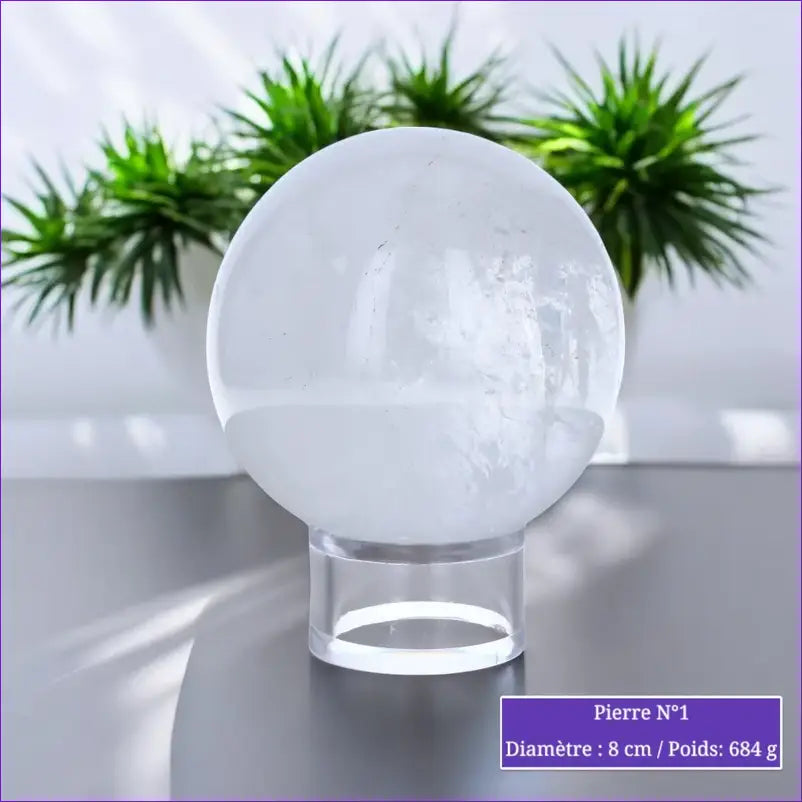 Sphère en Cristal de Roche minéraux