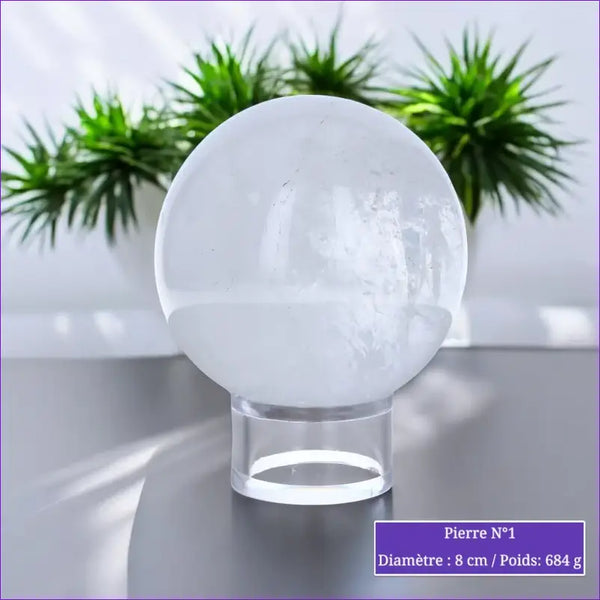 Sphère en Cristal de Roche minéraux